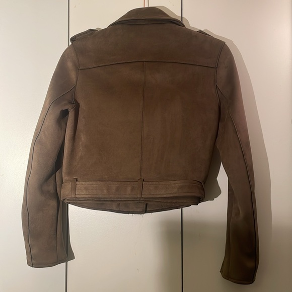 Zara Suede moto jacket. Size extra small. - Picture 5 of 5
